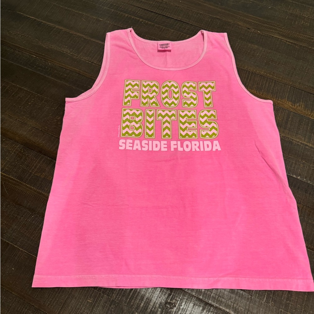Pink Frost Bites Tank Top comfortable colors size large